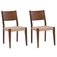 Cadence Dining Chair Brown Set Of 2