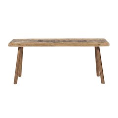 Set Of Two Recycled Wood Accent Tables