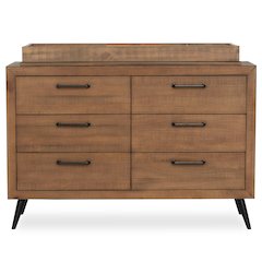 Evolur Stilnovo Mid Century Double Dresser , 928-SC