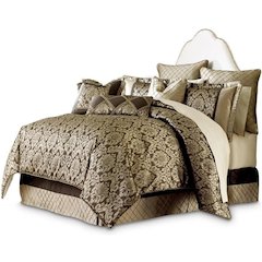 Imperial 10-Piece King Comforter Set - Bronze