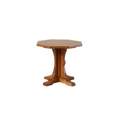 Mission Solid Oak Mouse Detail End Table - Michael's Cherry