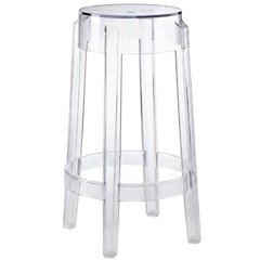 Acrylic Backless Counter Stool, Clear Color