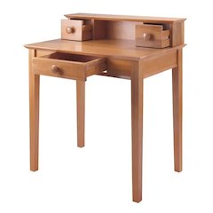Studio Writing Desk with Hutch