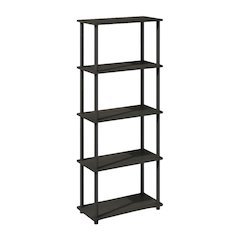 Wood bookcase with sleek design, durable construction, ideal for modern home