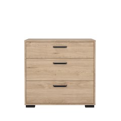 Sofia 3 Drawer Chest, Jackson Hickory
