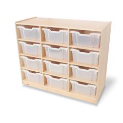 12 Tray Mobile Storage Cabinet
