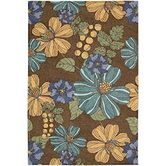 South Beach Rectangle Rug By, Chocolate, 8' X 10'6"