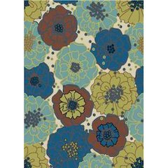 Home & Garden Area Rug, Light Blue, 10' x 13'