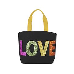 Handbags & Crossbody Sequin Love, Black