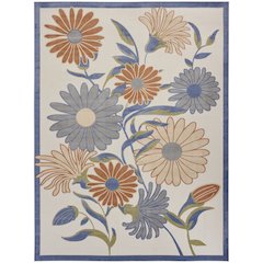 Aloha 9' x 12' Beige Multicolor Contemporary Rug