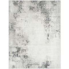 Dekor 4' x 6' Grey Charcoal Modern Indoor Rug