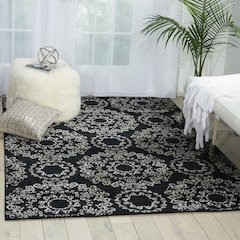 Tranquility Black Area Rug