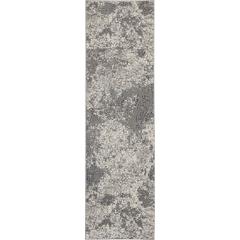 MA90 Uptown Area Rug, Ivory/Grey, 2'2" x 7'6"