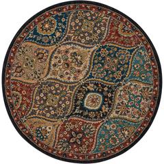 Nourison 2020 Area Rug, Multicolor, 5' x ROUND