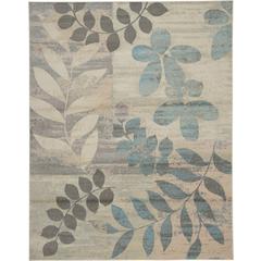Tranquil Area Rug, Ivory/Light Blue, 8'10" x 11'10"