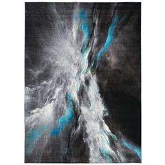Nourison Le Reve Area Rug, Charcoal/Multicolor, 4' x round, LER06