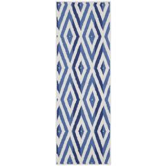 Modern Runner Area Rug, 8' Runner