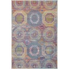 Bohemian Rectangle Area Rug, 4' x 6'