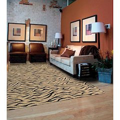 Cosmopolitan Area Rug, Beige, 3'6" x 5'6"