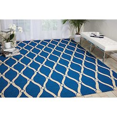 Portico Navy Indoor/Outdoor Area Rug