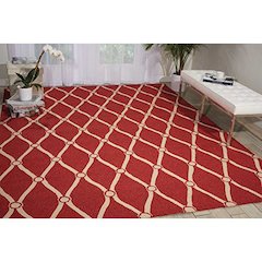 Portico Red Indoor/Outdoor Area Rug