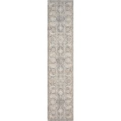 Vintage Antique Fusion Area Rug in Charcoal Multicolor Color