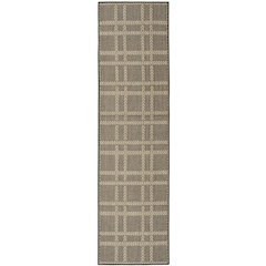Horizon Indoor/Outdoor Area Rug, Charcoal, 8' Runner