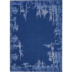 Symmetry Area Rug, Navy Blue, 8'6" X 11'6"