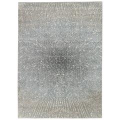 Nourison Home Elegance FAR02 Blue, Grey and White 5'x7' Contemporary Area Rug