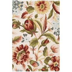 Fantasy Area Rug, Ivory, 5' x 7'6"