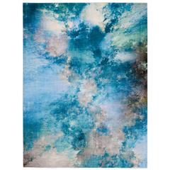 Nourison Le Reve Area Rug, Seafoam, 9' x 12', LER02