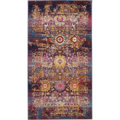 Vintage Rectangle Area Rug, 2' x 4'