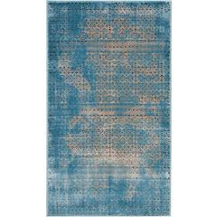 Karma Area Rug, Blue, 2'2" x 3'9"