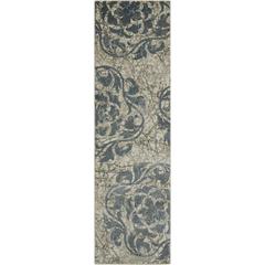 Modern Runner Area Rug, 8' Runner