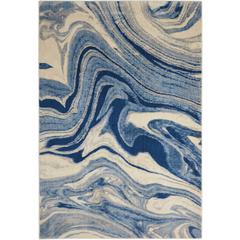 Modern Rectangle Area Rug, 4' x 6'