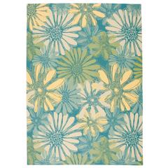 Home & Garden Area Rug, Blue, 10' x 13'