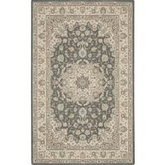 Nourison Living Treasures Area Rug, 3'6" x 5'6", Grey/Ivory