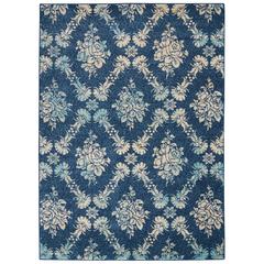 Tranquil Area Rug, Navy/Light Blue, 6' X 9'