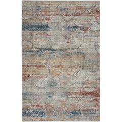Modern Rectangle Area Rug, 5' x 7'