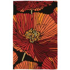 Contemporary Rectangle Area Rug, 2' x 3'