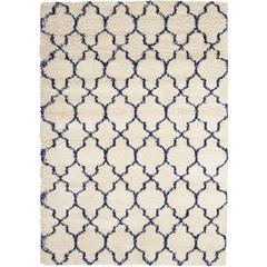 Amore Area Rug, Ivory/Blue, 3'2" x 5'
