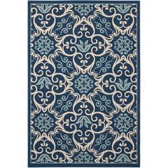 Caribbean Area Rug, Navy, 3'11" x 5'11"