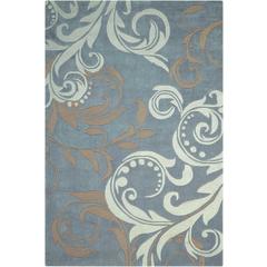 Contemporary Rectangle Area Rug, 7' x 9'