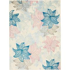 Jubilant Area Rug, Ivory/Multicolor, 5'3" x 7'3"