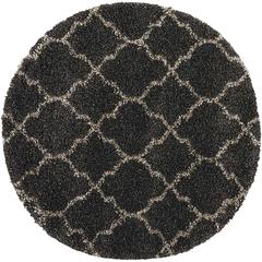Amore Area Rug, Charcoal, 3'11" x ROUND