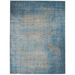 Karma Area Rug, Blue, 6'7" x 9'6"