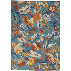 Bohemian Rectangle Area Rug, 5' x 7'