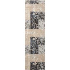 Contemporary Runner Area Rug, 8' Runner