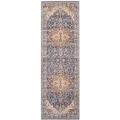 Reseda Area Rug, Blue, 2'3" x 7'6"