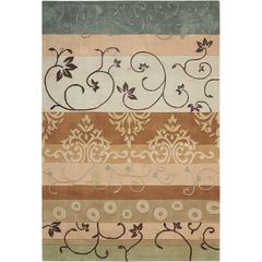 Contemporary Rectangle Area Rug, 7' x 9'
